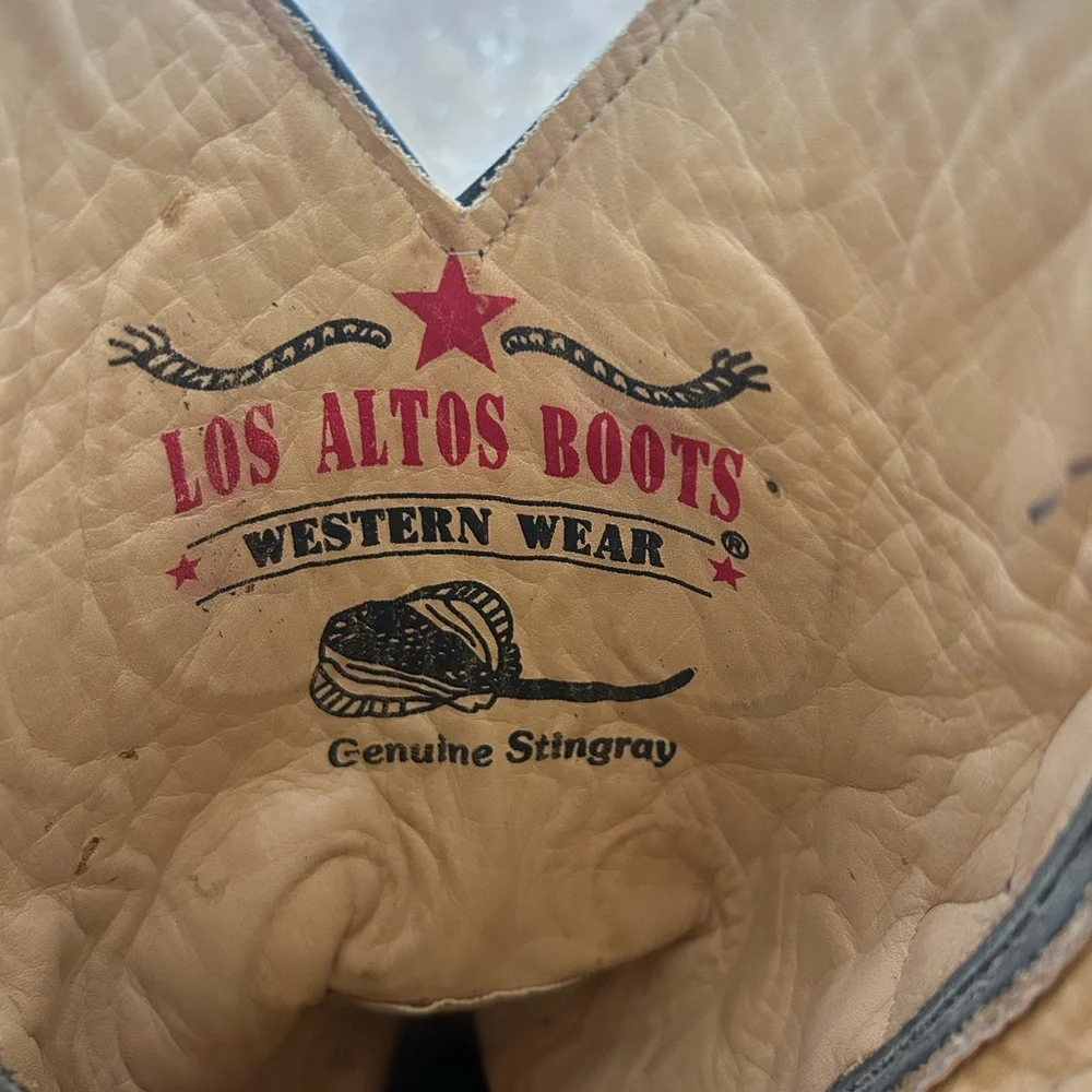 Men's Black String ray Los Altos boots!